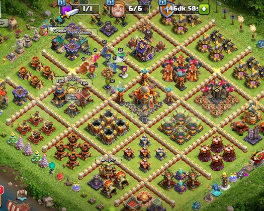 TH16 MAX+8 KOSTÜM EFSANE EKİPMANLI HESAP