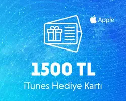 Apple Store iTunes 1500 TL Hediye Kartı