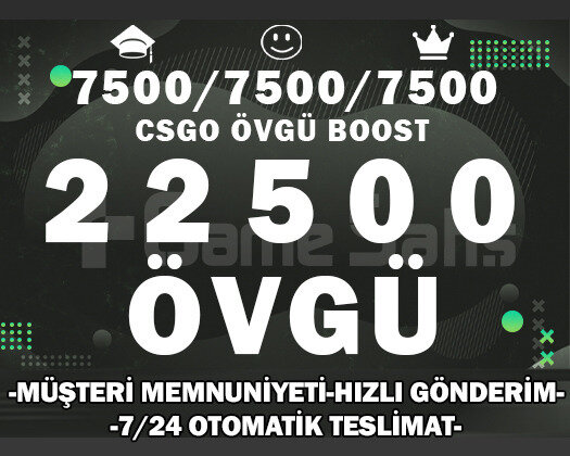 22.500 ÖVGÜ CS2 YEŞİL GÜVEN FAKTÖRÜ
