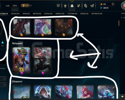 EUW / 328 LEVEL / 156 SKİN / 132 HERO +MAİL