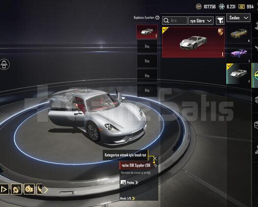 130 DESTANSİ ÇITIR!!!! PORCHE SPOR ARAÇ FİRSAT!!!!