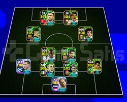 Neymar 105,104 platini,villa 104, bombacı Burak101