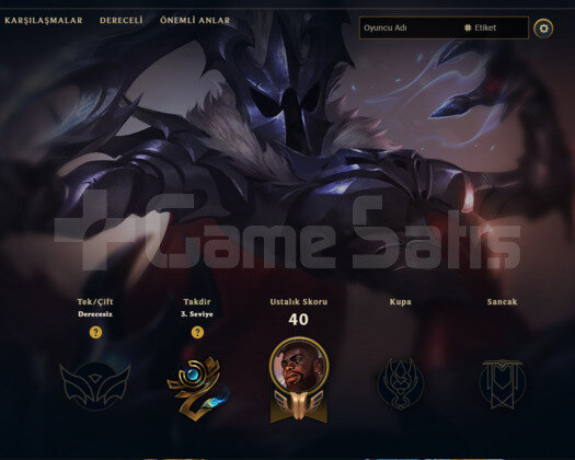 GEÇEN SEZON ZÜMRÜT / DERECELİ HAZIR / UNRANKED