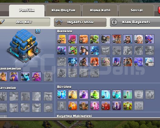 Bb12 yarı max / 151 level / 9000 taş