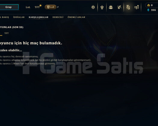 2021 KURULUM / 2 GAREN KOSTÜMÜ / UNRANKED