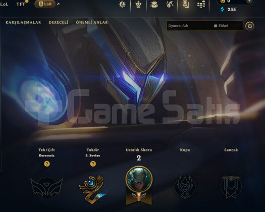 2021 KURULUM / 2 GAREN KOSTÜMÜ / UNRANKED