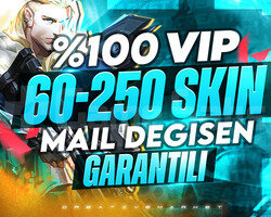 MAİL DEĞİŞEN | 60-250 SKİN | ÖMÜR BOYU GARANTİLİ