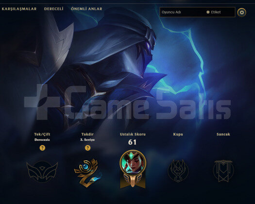 GEÇEN SEZON PLAT / DERECELİ HAZIR / UNRANKED