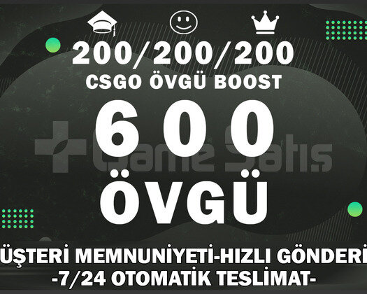 600 ÖVGÜ CS2 YEŞİL GÜVEN FAKTÖRÜ