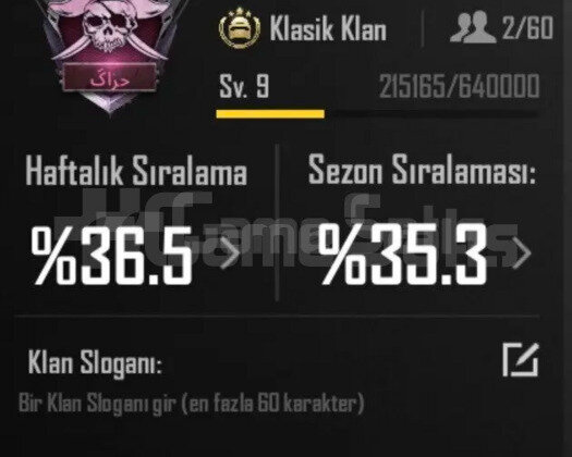 9 SV İSİM AKTİF KLAN SERİ TESLİMAT NOKTASI