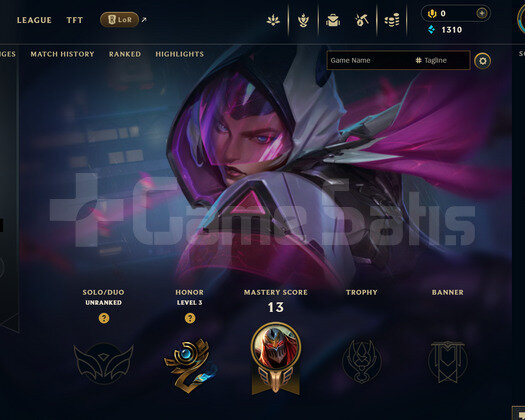 EUW Unranked | 1 Kostüm - 29 Hero | LoL Hesap