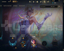 EUW Plat 4 | 6 Kostüm - 40 Hero | LoL Hesap