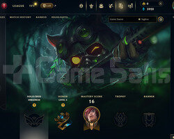 EUW Unranked | 3 Kostüm - 33 Hero | LoL Hesap