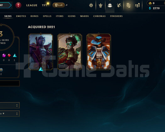 EUW Unranked | 3 Kostüm - 23 Hero | LoL Hesap