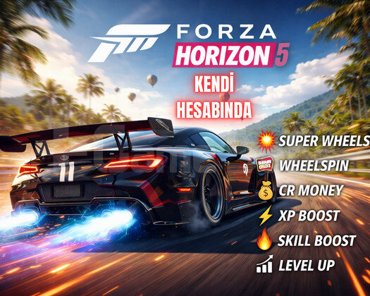 FORZA HORİZON 5 500M CR+500LEVEL+500 SR ÇARK