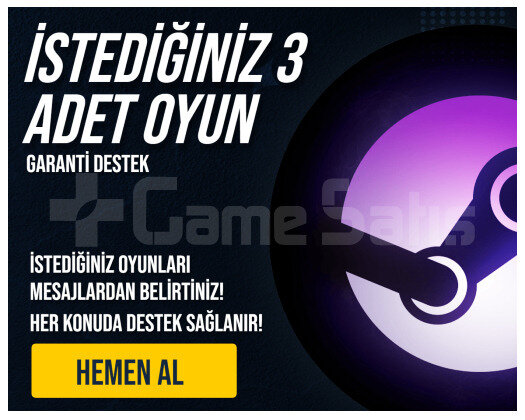 İstediğiniz 3 Oyun | Garanti | Destek