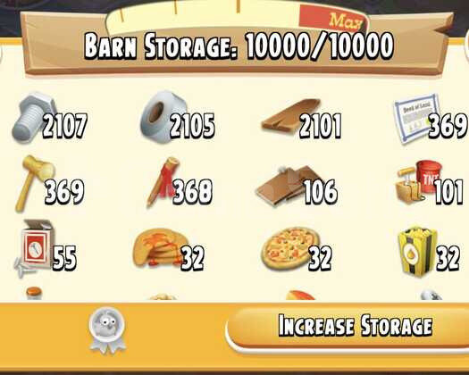 100 seviye 10.000 ağıl 3000 ambar GARANTİLİ