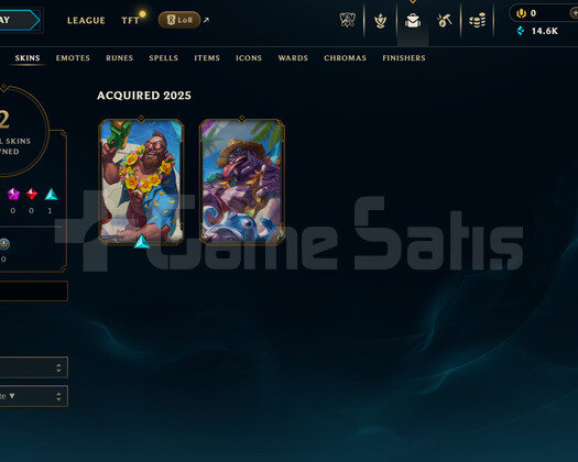 EUW Unranked | 2 Kostüm - 14K Mö | Dereceli Hazır