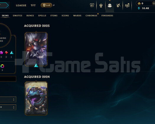 EUW Unranked | 2 Kostüm - 10K Mö | Dereceli Hazır