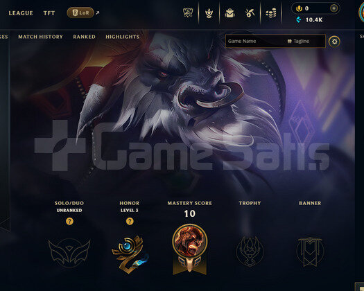 EUW Unranked | 2 Kostüm - 10K Mö | Dereceli Hazır