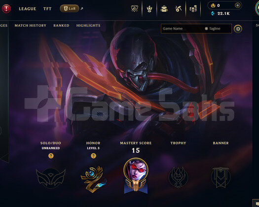 EUW Unranked | 5 Kostüm - 22K Mö | LoL Hesap