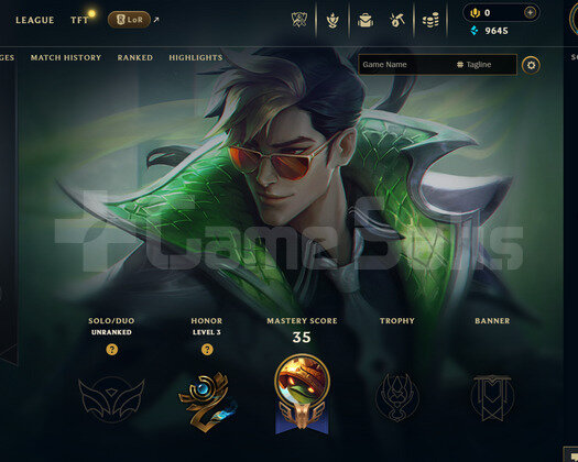 EUW Unranked | 6 Kostüm - 51 Hero | Dereceli Hazır