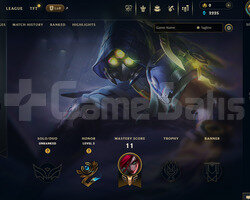 EUNE Unranked | 3 Kostüm - 22 Hero | LoL Hesap