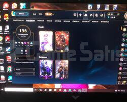 200 KOSTÜMLÜ BOL SKİNLİ LOL PLAT 1 + VALO  HESABI