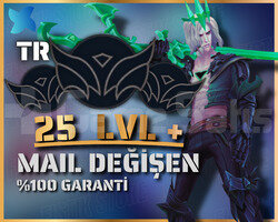 TR / 25 LVL + DERECESİZ + HANDMADE + MAİL DEĞİŞEN
