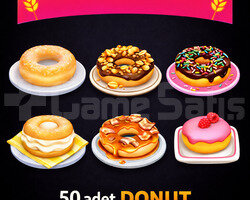 50 ADET DONUT