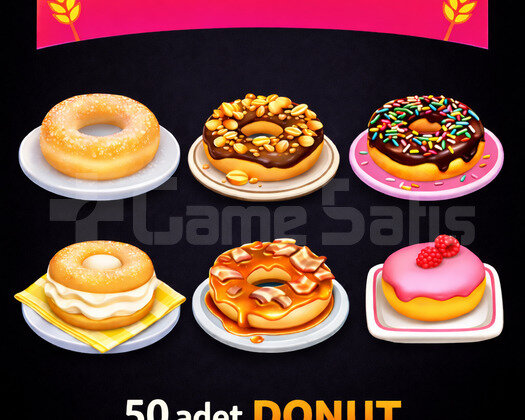 50 ADET DONUT