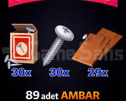 89 ADET EŞİT AMBAR MALZEMESİ