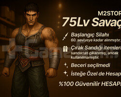 Lodos Metin2 Gameforce TR 75 lv. Hesap Özel İlan