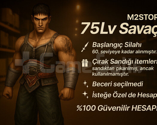 Lodos Metin2 Gameforce TR 75 lv. Hesap Özel İlan