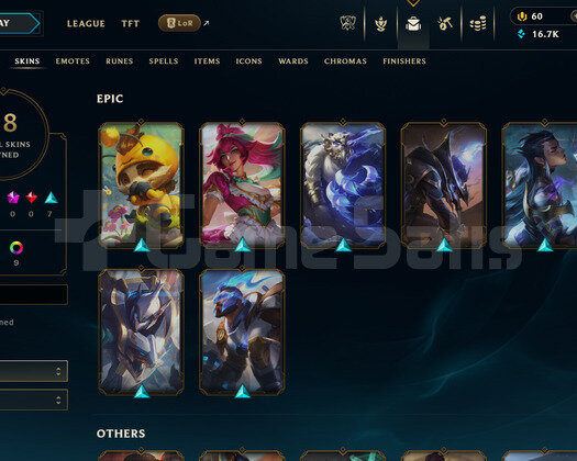 TR 71 WR Zümrüt 4 | 18 Kostüm - 68 Hero | LoL Hesa
