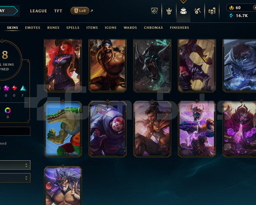 TR 71 WR Zümrüt 4 | 18 Kostüm - 68 Hero | LoL Hesa