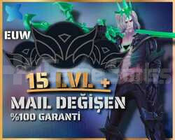EUW / 15 LVL + HANDMADE + MAİL DEĞİŞEN