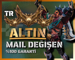 TR / ALTIN - HESAP + HANDMADE + MAİL DEĞİŞEN