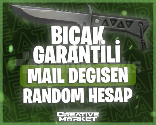 BIÇAK GARANTİLİ + MAİL DEĞİŞEN + HIZLI TESLİM