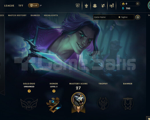 EUW Unranked | 8 Kostüm - 35 Hero | LoL Hesap