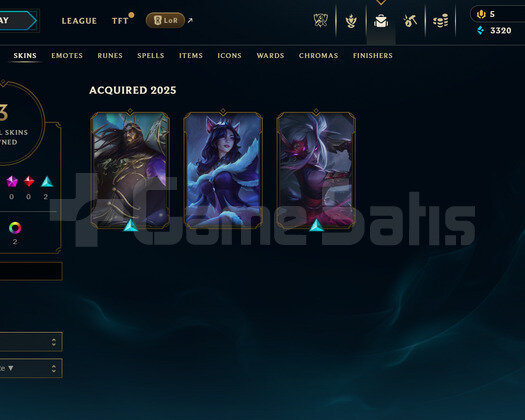 TR Gold 4 | 3 Kostüm - 46 Hero | LoL Hesap