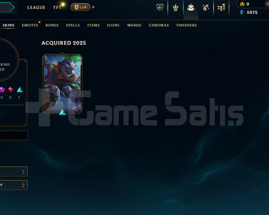 TR Gold 3 | 1 Kostüm - 44 Hero | LoL Hesap
