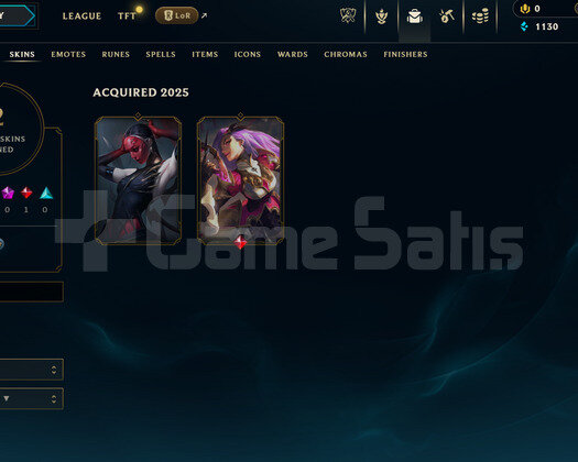 TR Esnek Plat 2 | 2 Kostüm - 29 Hero | LoL Hesap