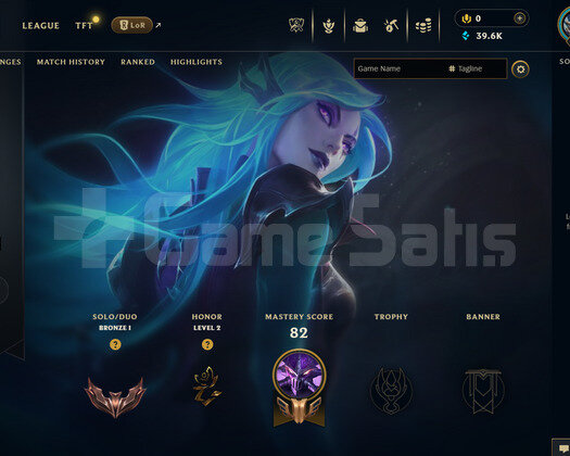 TR Bronz 1 | 1 Kostüm - 39K Mö | LoL Hesap