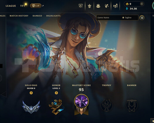 TR Silver 2 | 2 Kostüm - 34K Mö | LoL Hesap