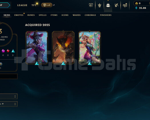 TR Silver 2 | 3 Kostüm - 25K Mö | LoL Hesap