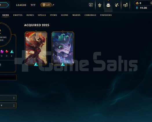 TR Silver 1 | 2 Kostüm - 20K Mö | LoL Hesap