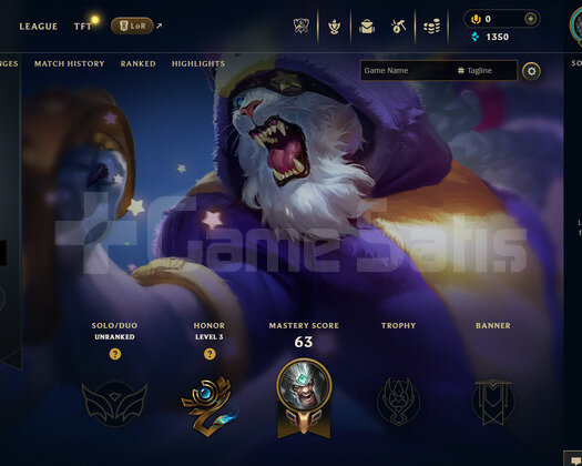 EUNE Unranked | 8 Kostüm - 24 Hero | LoL Hesap