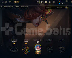 EUNE Unranked | 4 Kostüm - 36 Hero | LoL Hesap
