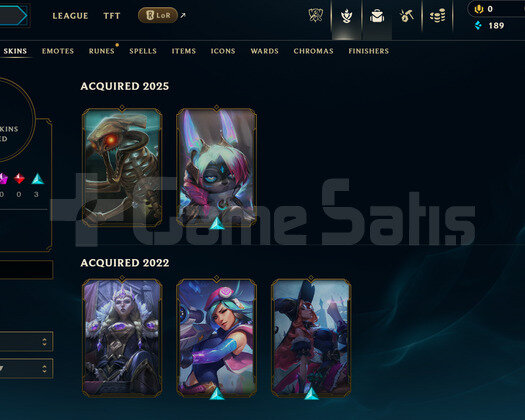 EUNE Unranked | 5 Kostüm - 27 Hero | LoL Hesap